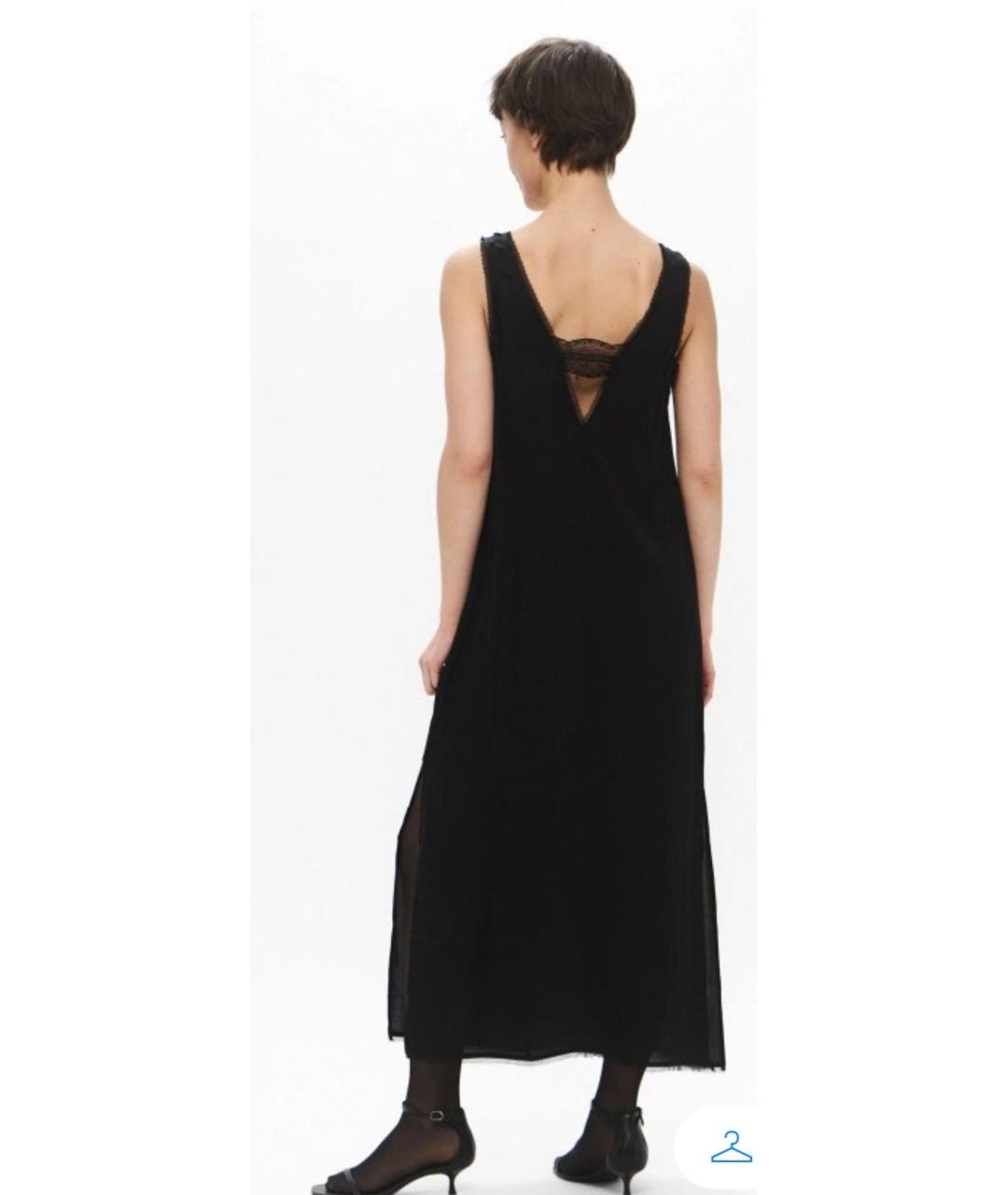 ZADIG & VOLTAIRE Черное вискозное повседневное платье, фото 2