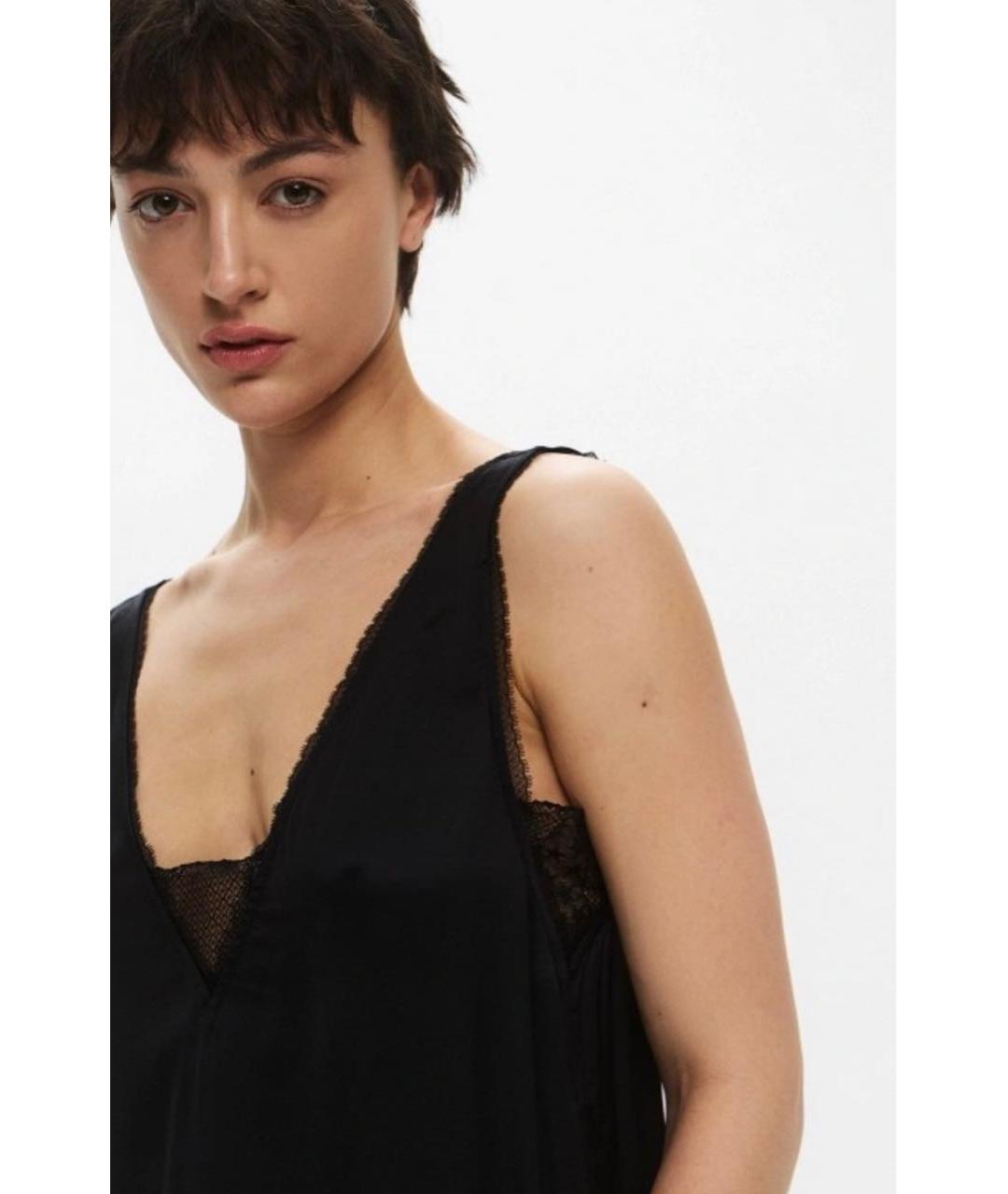 ZADIG & VOLTAIRE Черное вискозное повседневное платье, фото 4