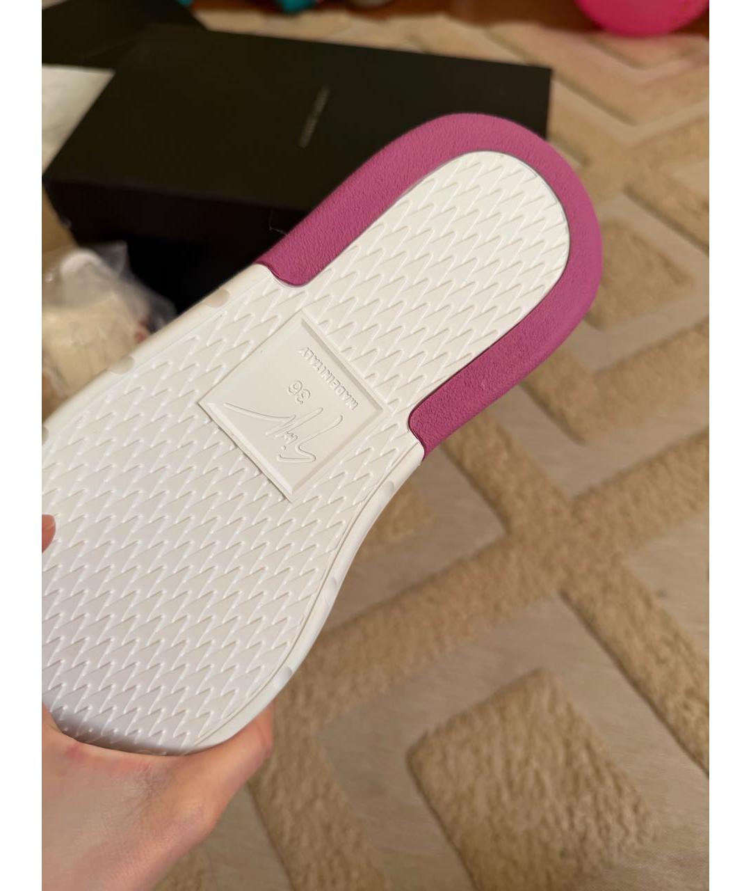 GIUSEPPE ZANOTTI DESIGN Мульти кожаные кроссовки, фото 3