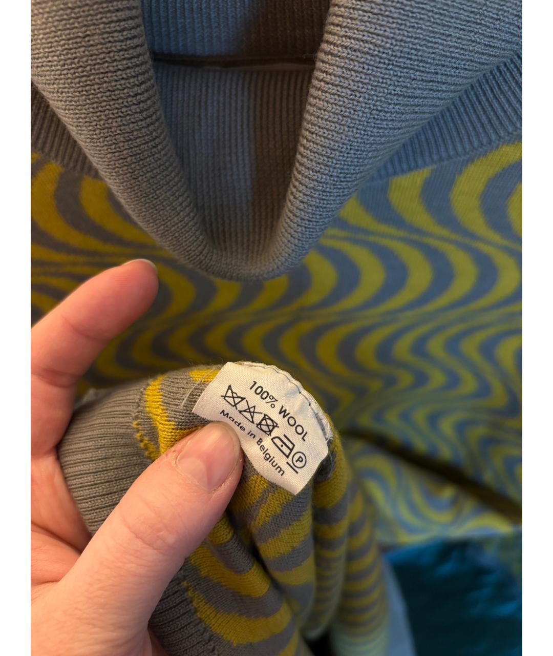 DRIES VAN NOTEN Мульти шерстяной джемпер / свитер, фото 3