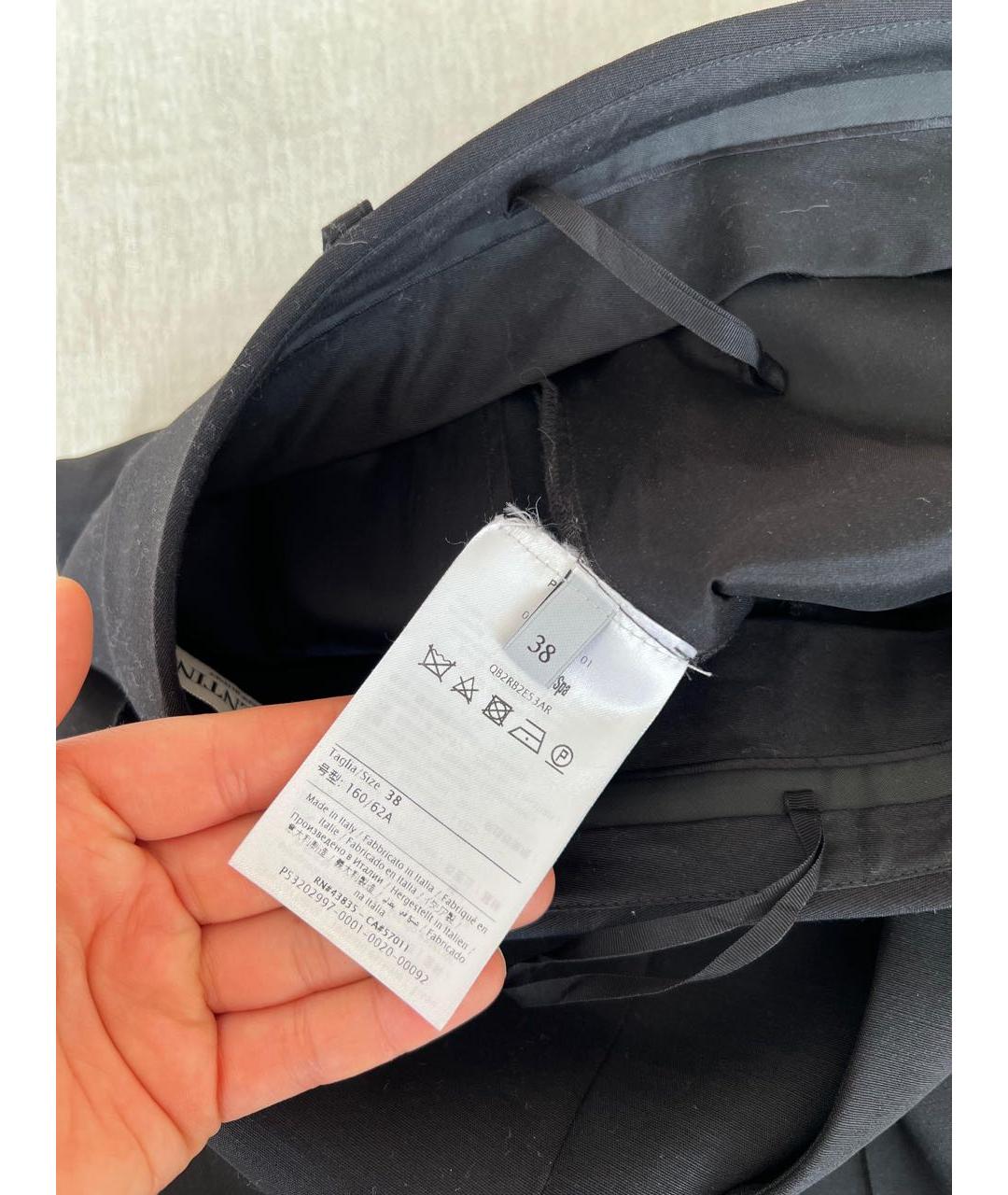 VALENTINO Черные брюки узкие, фото 8