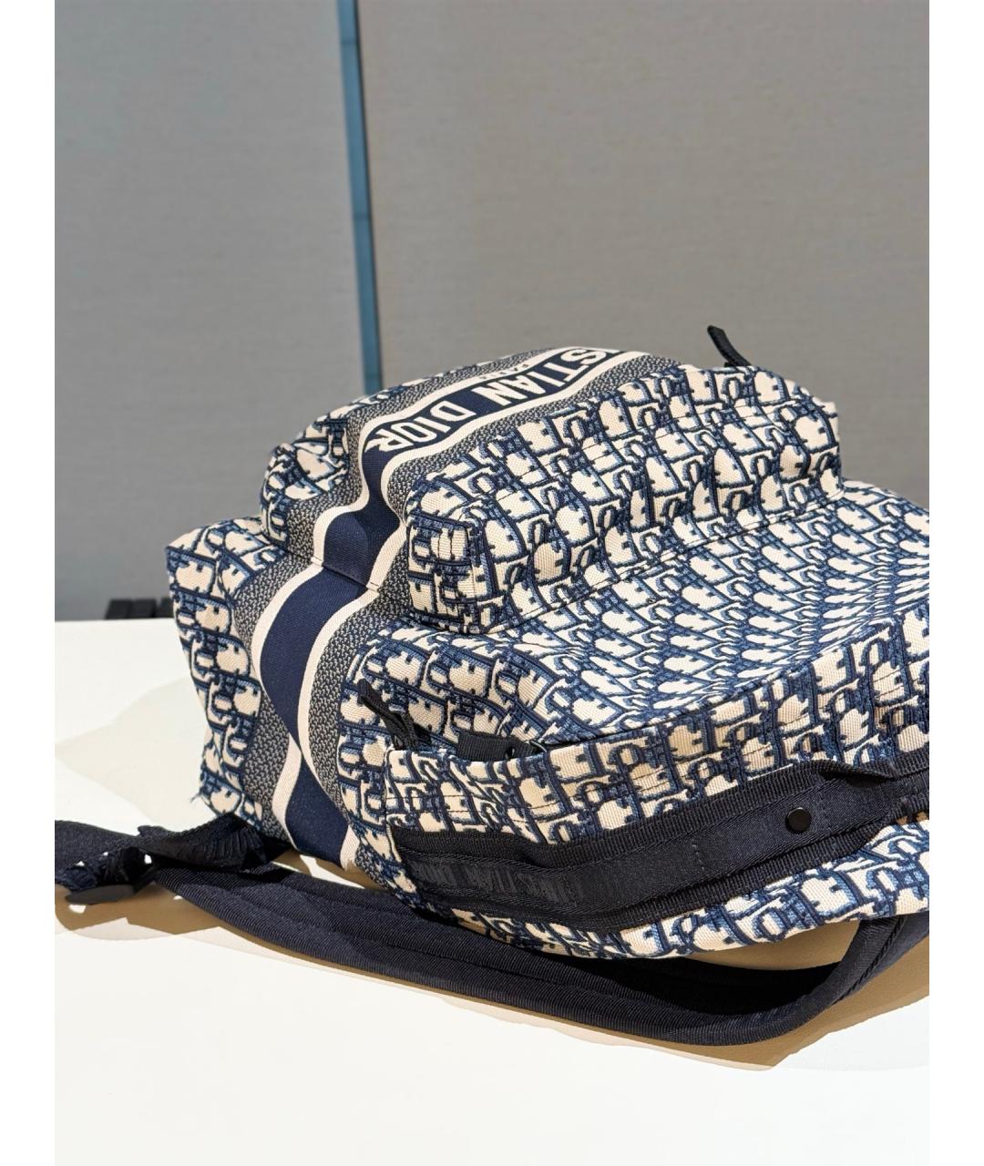 CHRISTIAN DIOR Синий деним рюкзак, фото 5