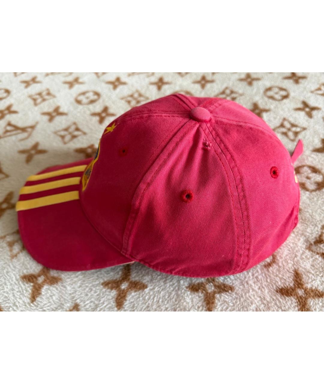 ADIDAS Красная хлопковая кепка, фото 3