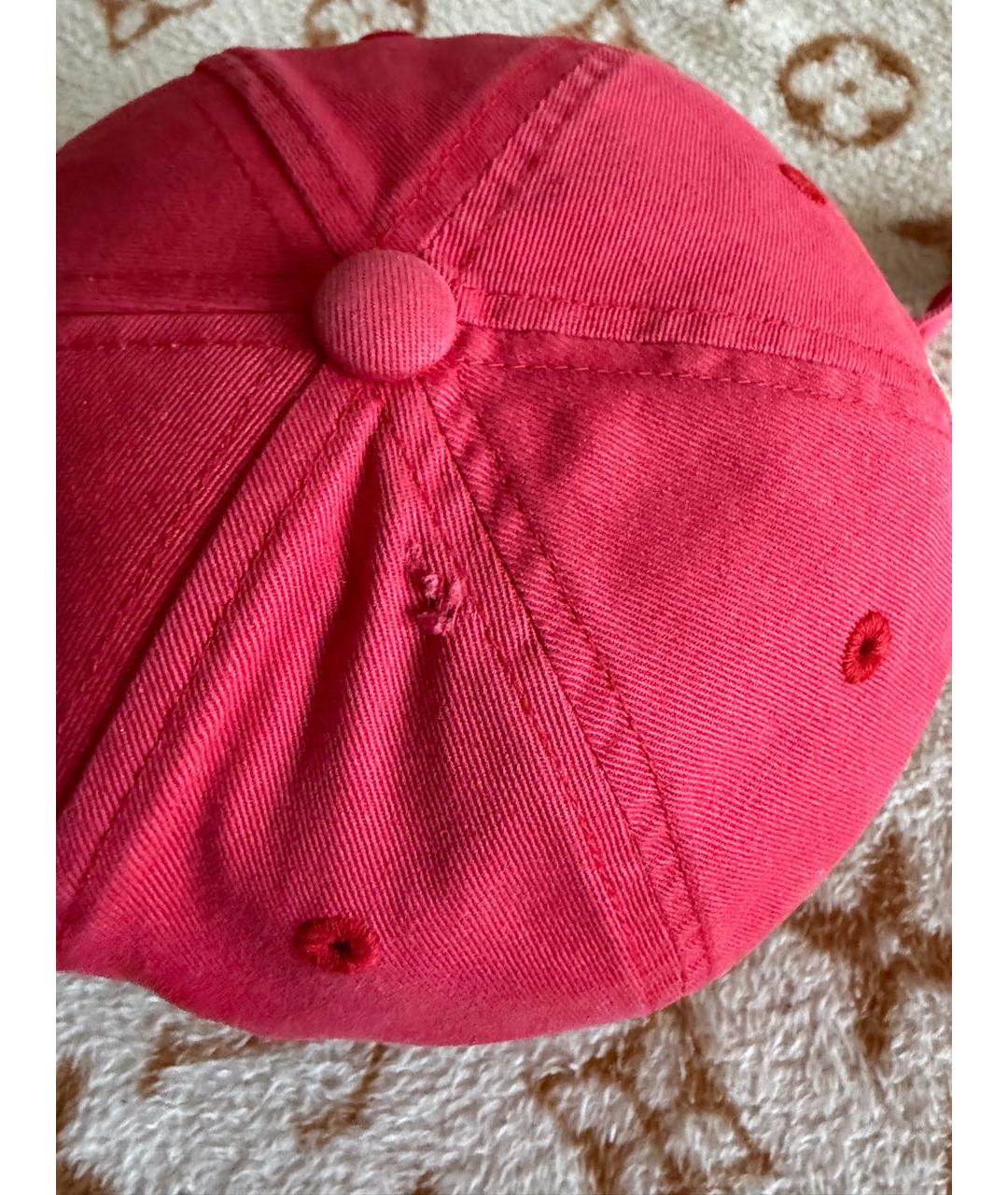 ADIDAS Красная хлопковая кепка, фото 5