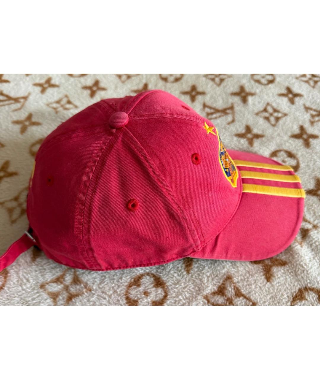 ADIDAS Красная хлопковая кепка, фото 2