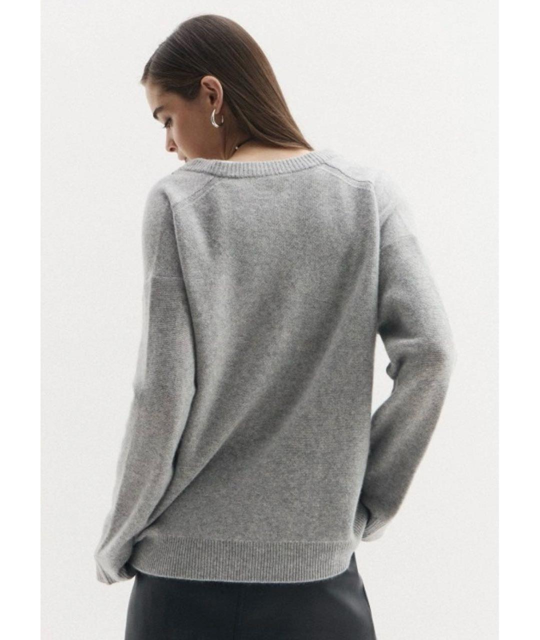 ZADIG & VOLTAIRE Серый кашемировый джемпер / свитер, фото 2