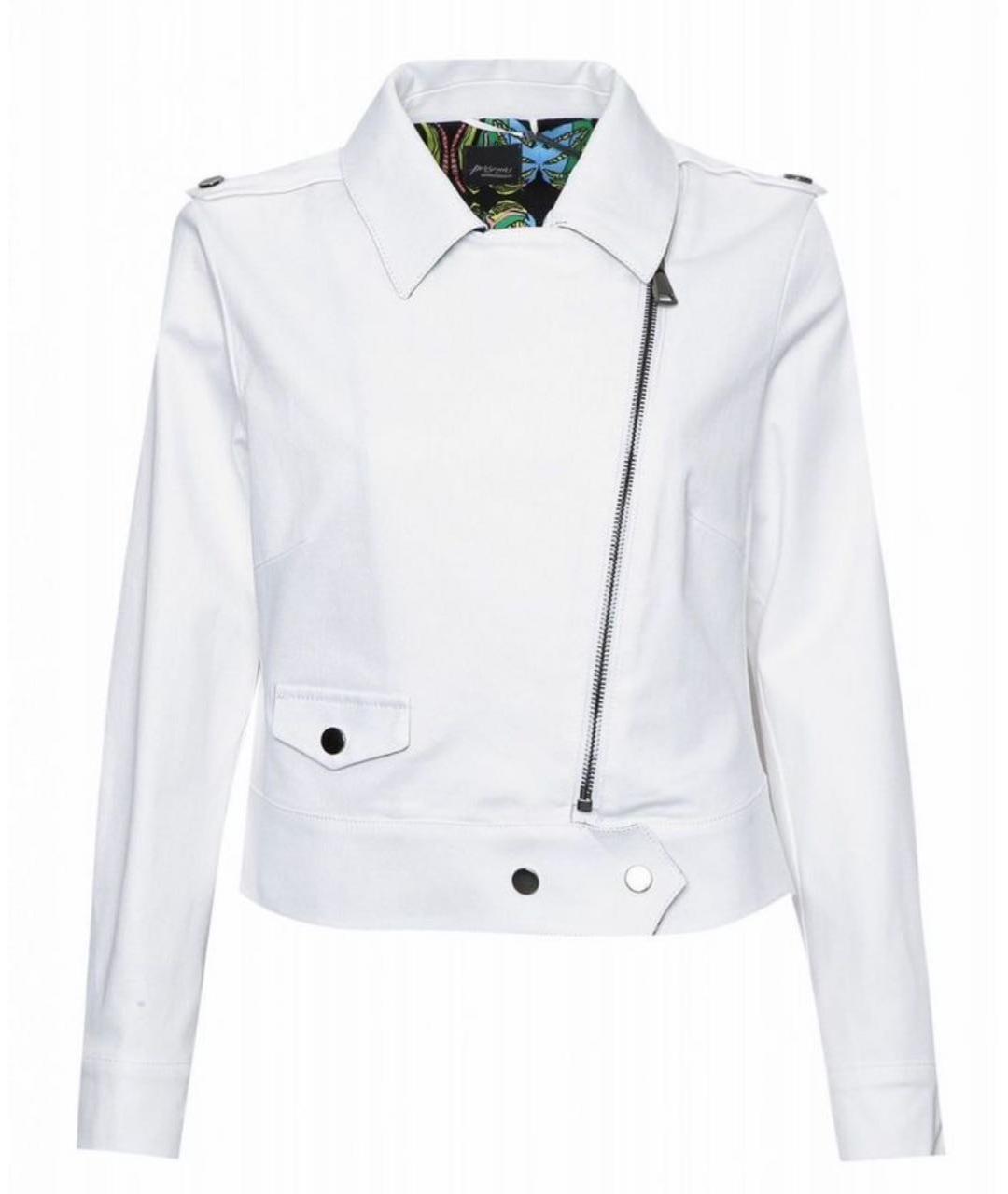 MAX MARA Белая хлопковая куртка, фото 7