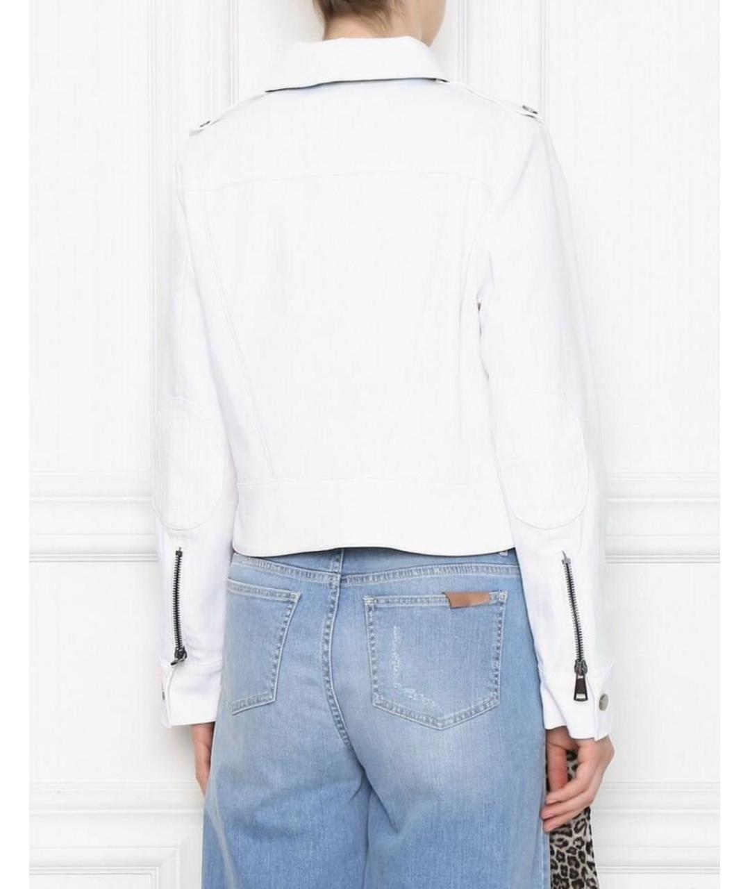 MAX MARA Белая хлопковая куртка, фото 2