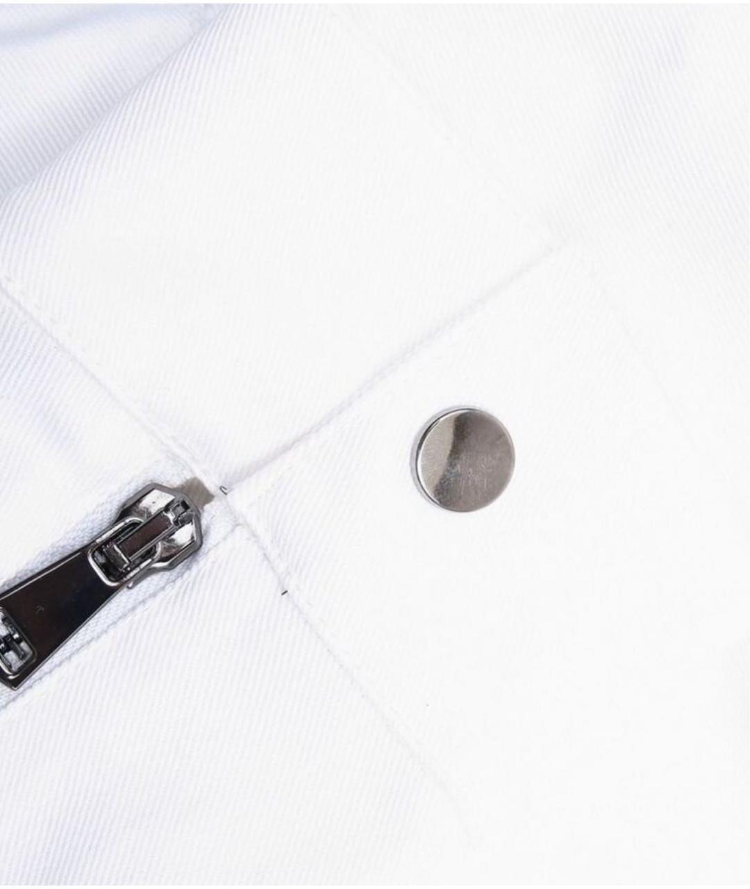 MAX MARA Белая хлопковая куртка, фото 4