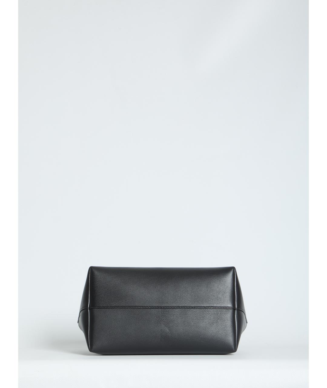 THE ROW Черная кожаная сумка тоут, фото 3
