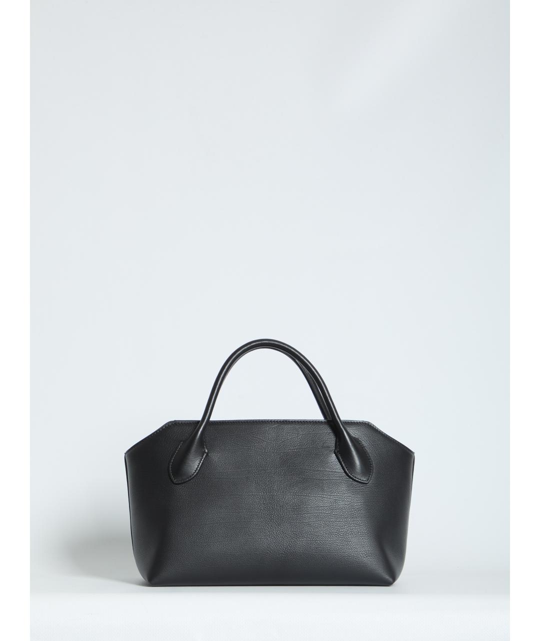 THE ROW Черная кожаная сумка тоут, фото 5