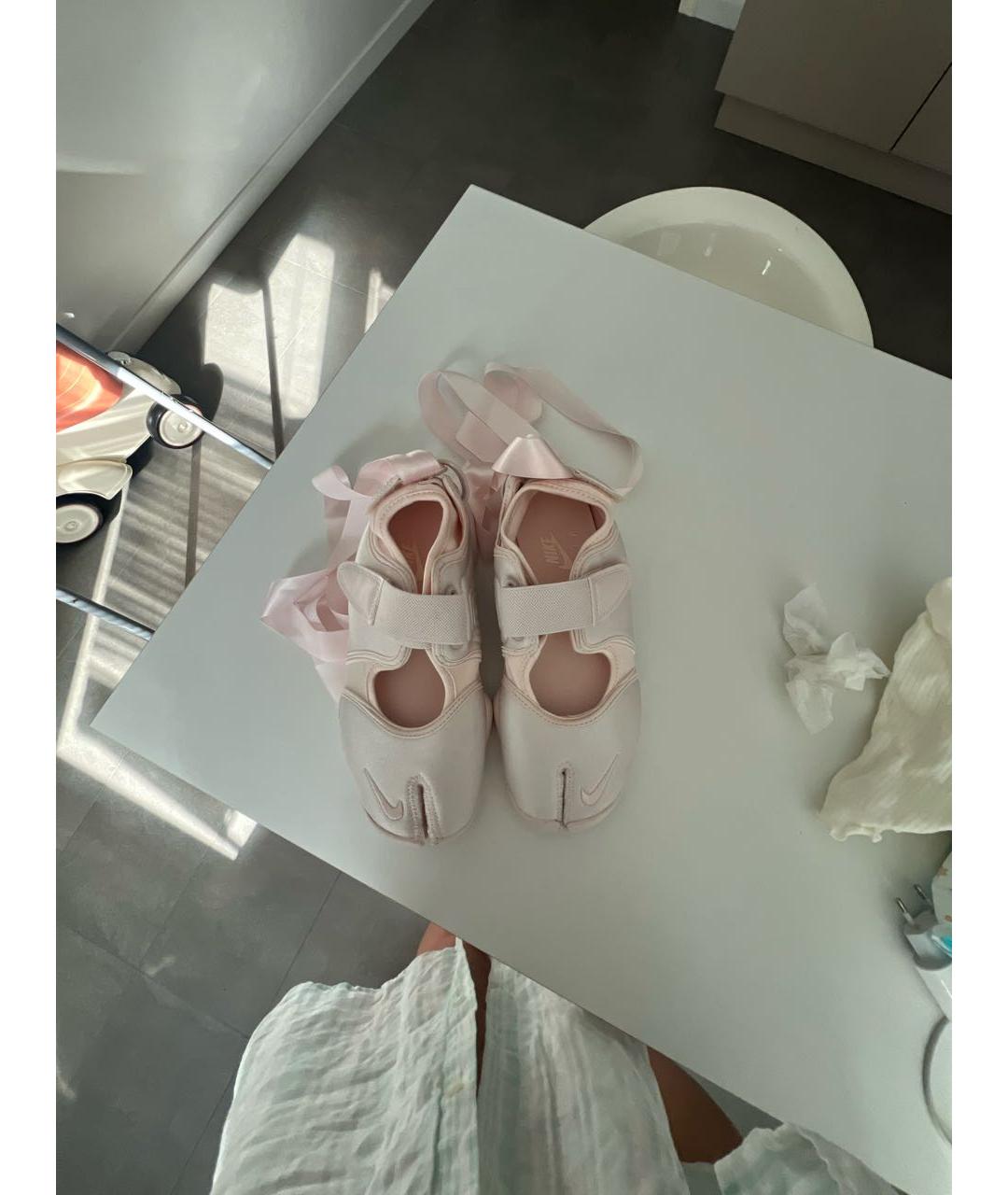 NIKE Розовые текстильные кроссовки, фото 3