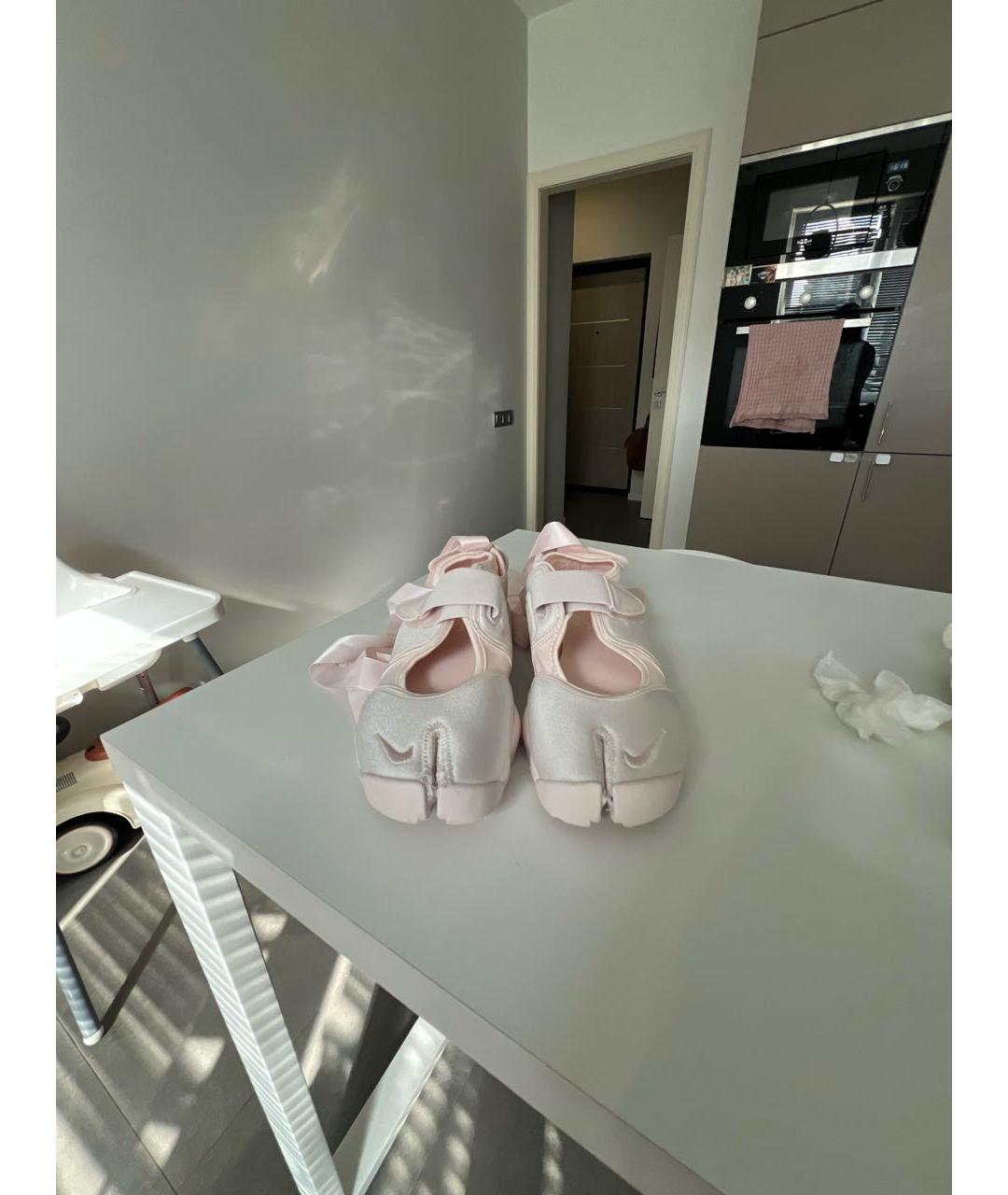 NIKE Розовые текстильные кроссовки, фото 2