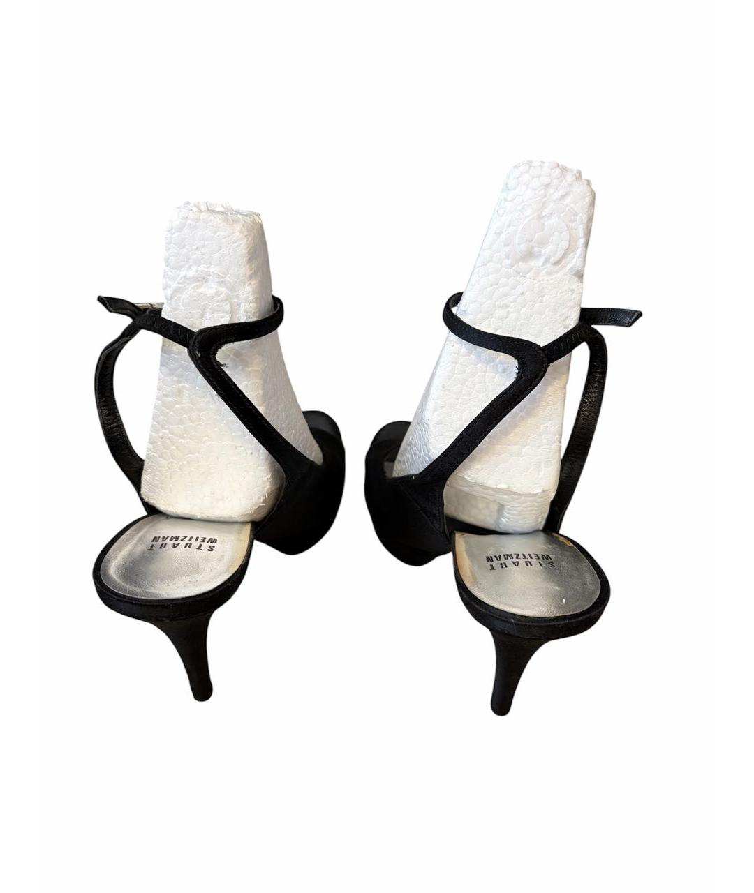 STUART WEITZMAN Черные босоножки, фото 3