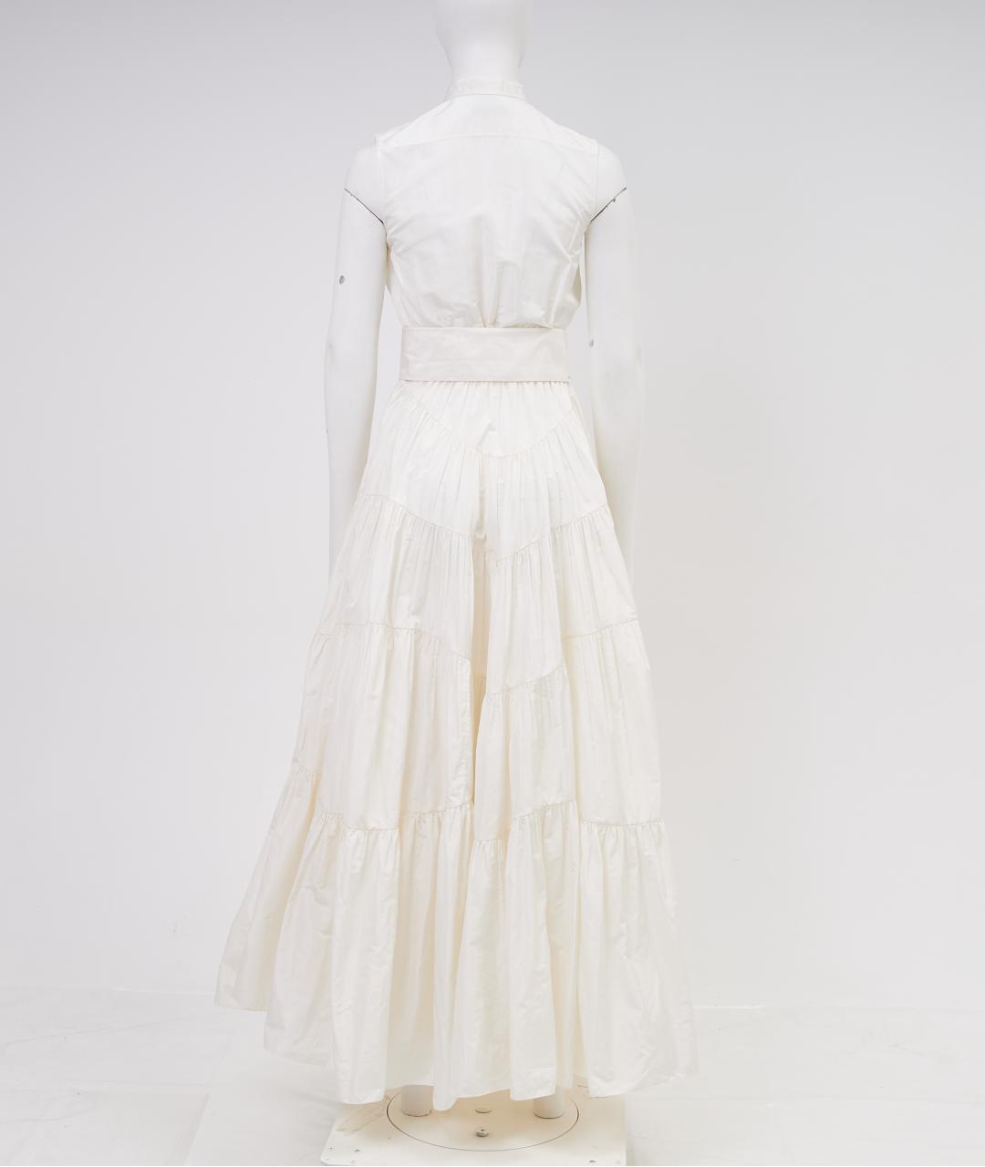 CHRISTIAN DIOR Белое полиэстеровое вечернее платье, фото 2