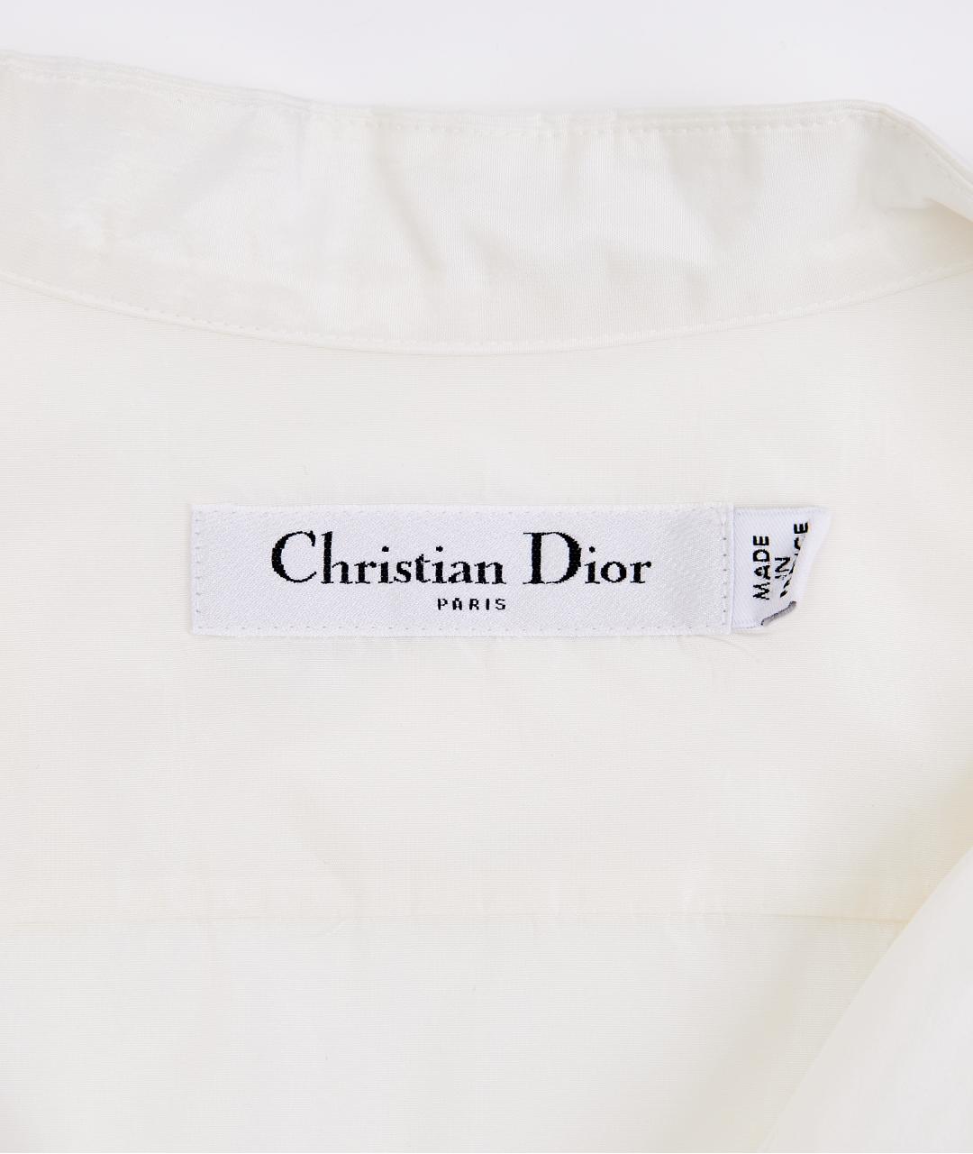 CHRISTIAN DIOR Белое полиэстеровое вечернее платье, фото 3
