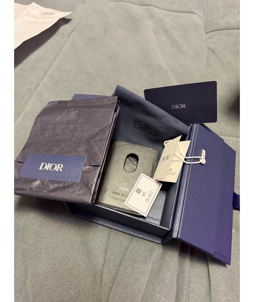 CHRISTIAN DIOR Бежевый кардхолдер, фото 4