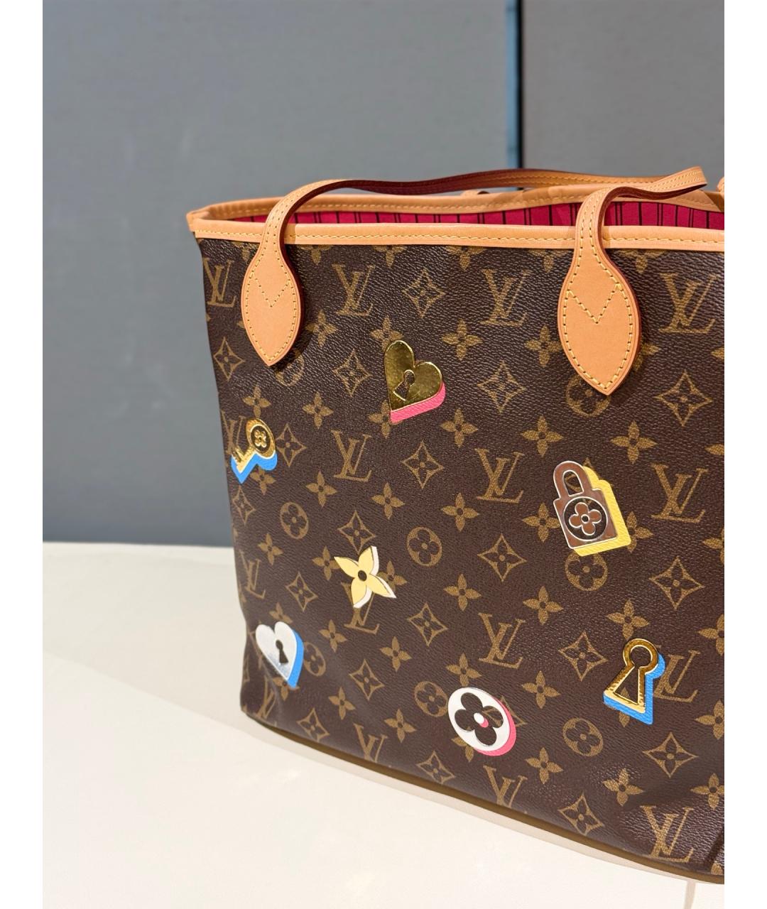 LOUIS VUITTON Коричневая сумка тоут, фото 5