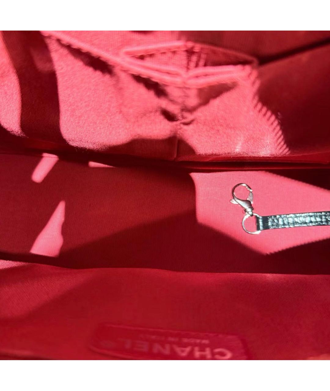 CHANEL Черная кожаная сумка через плечо, фото 8