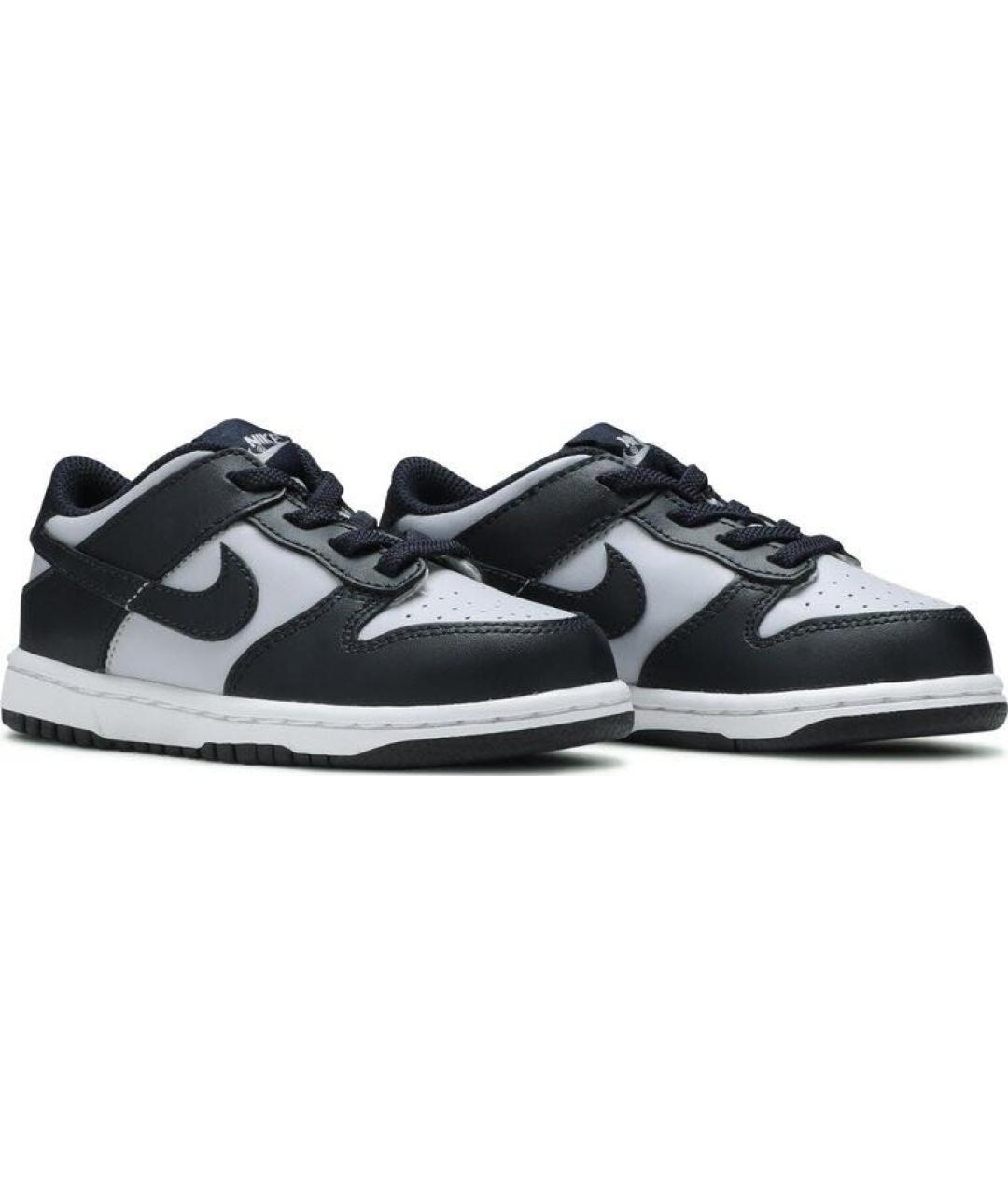 NIKE Темно-синие кожаные кеды, фото 5