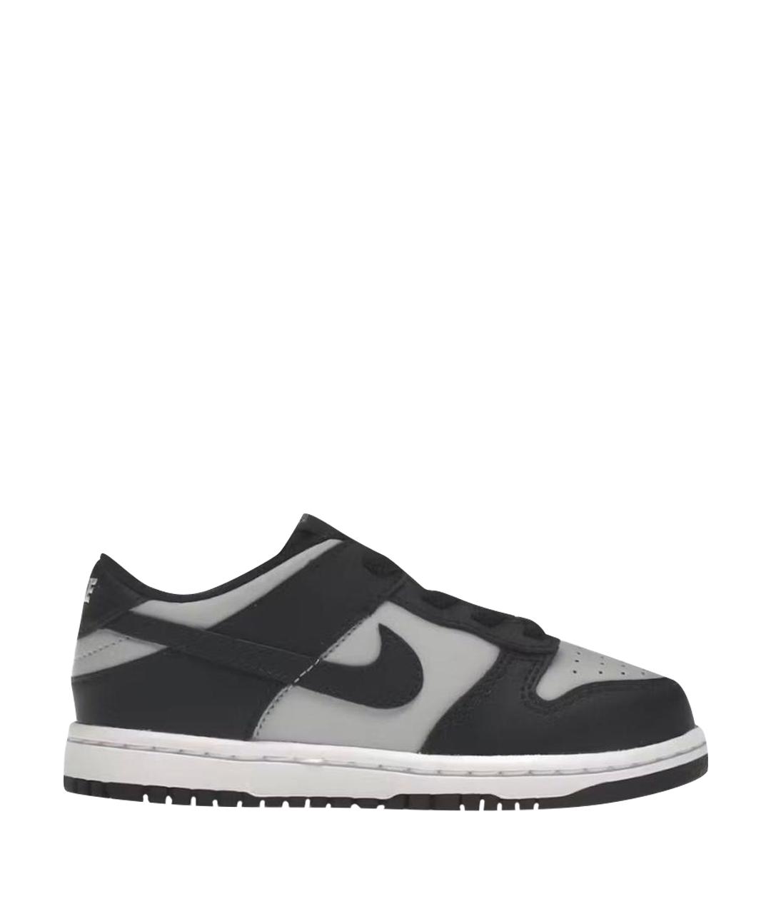 NIKE Темно-синие кожаные кеды, фото 1