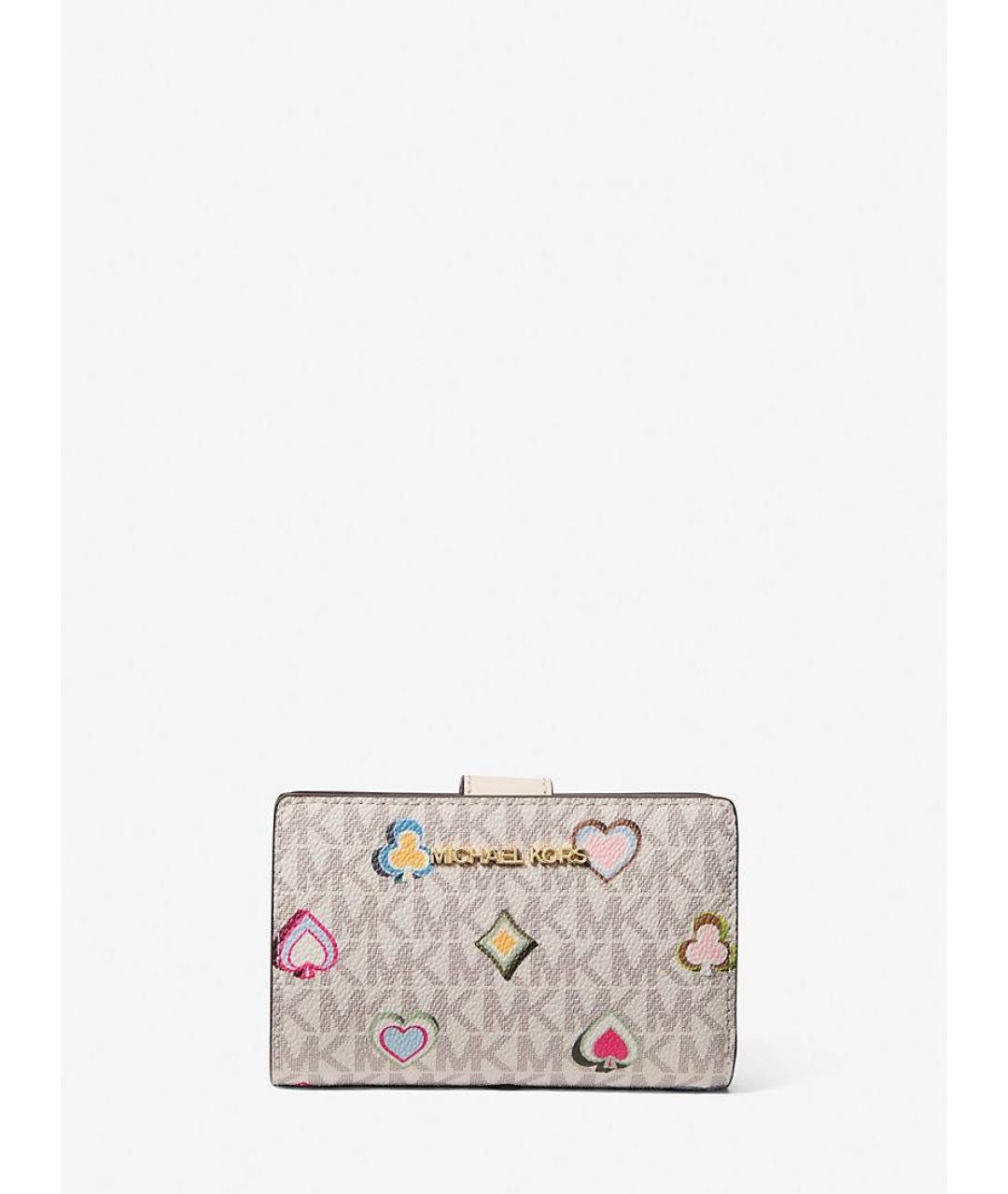 MICHAEL KORS Бежевый кошелек, фото 7