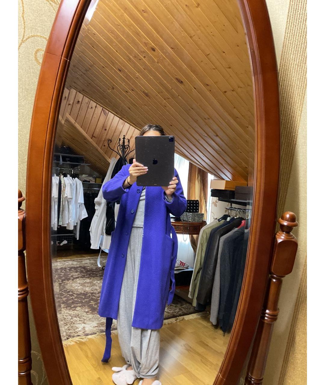 ALEXANDER TEREKHOV Синее шерстяное пальто, фото 5