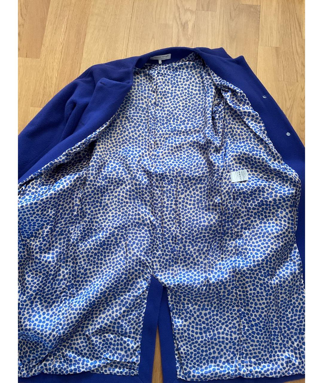 ALEXANDER TEREKHOV Синее шерстяное пальто, фото 2