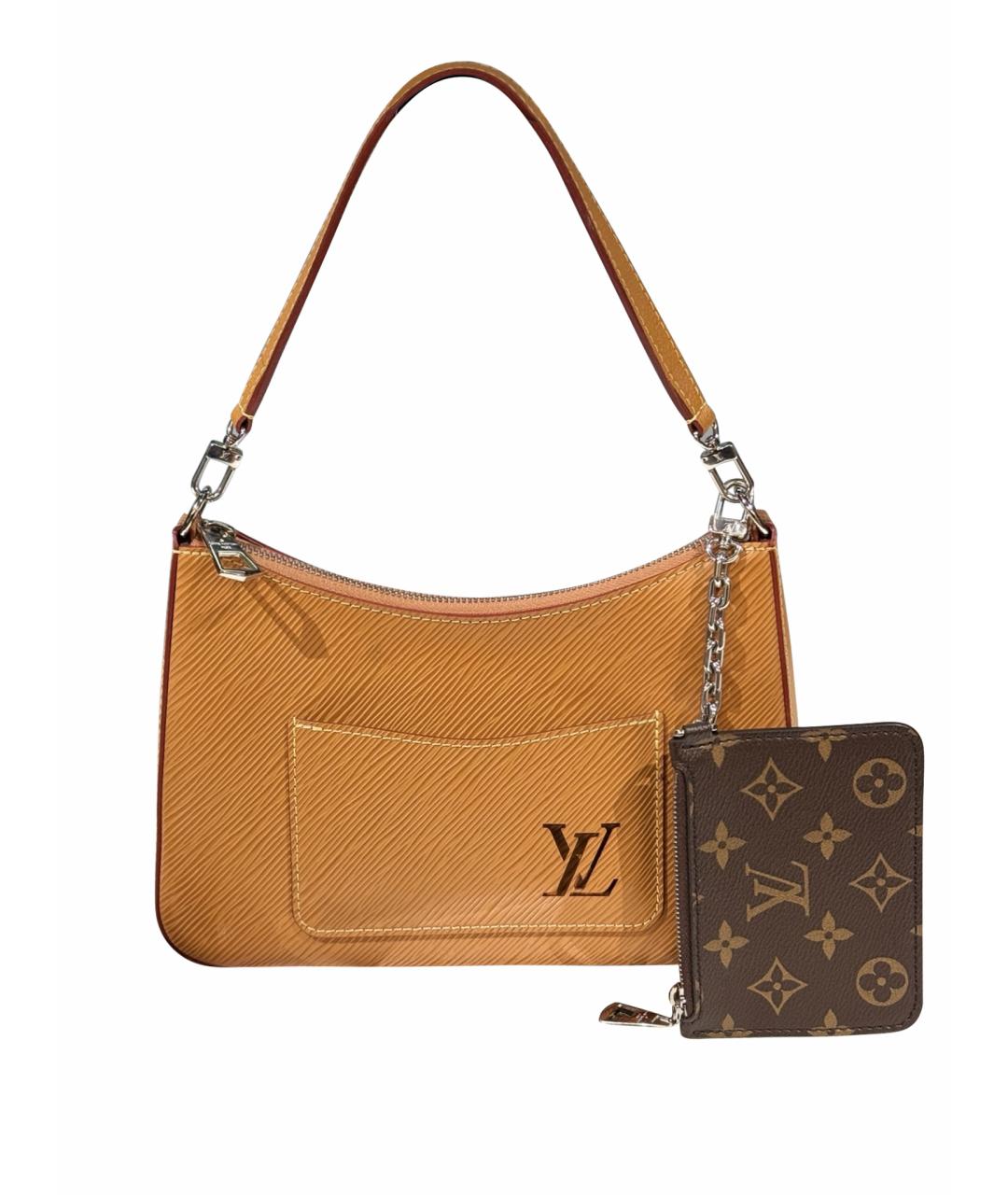 LOUIS VUITTON Оранжевая кожаная сумка через плечо, фото 1