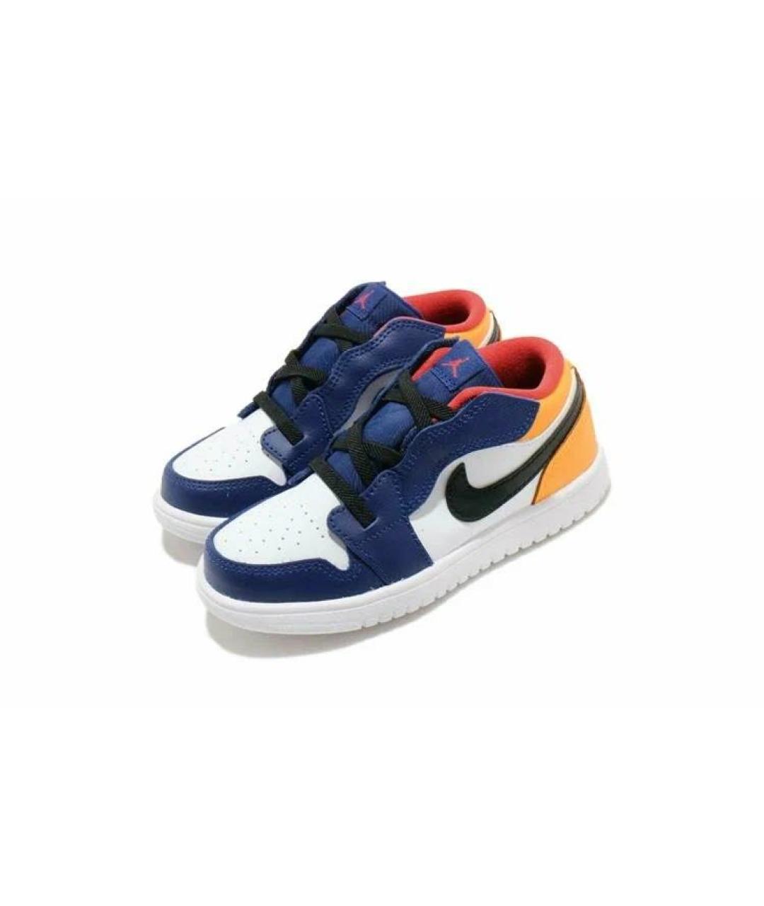 JORDAN Желтые кожаные кеды, фото 2