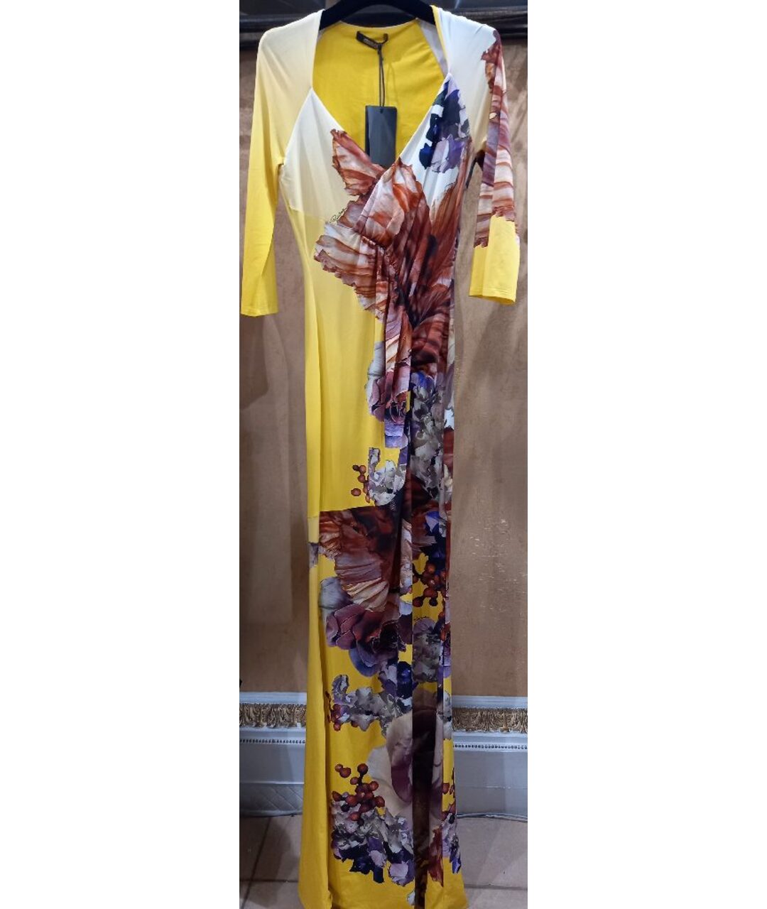 ROBERTO CAVALLI Мульти полиамидовое повседневное платье, фото 7