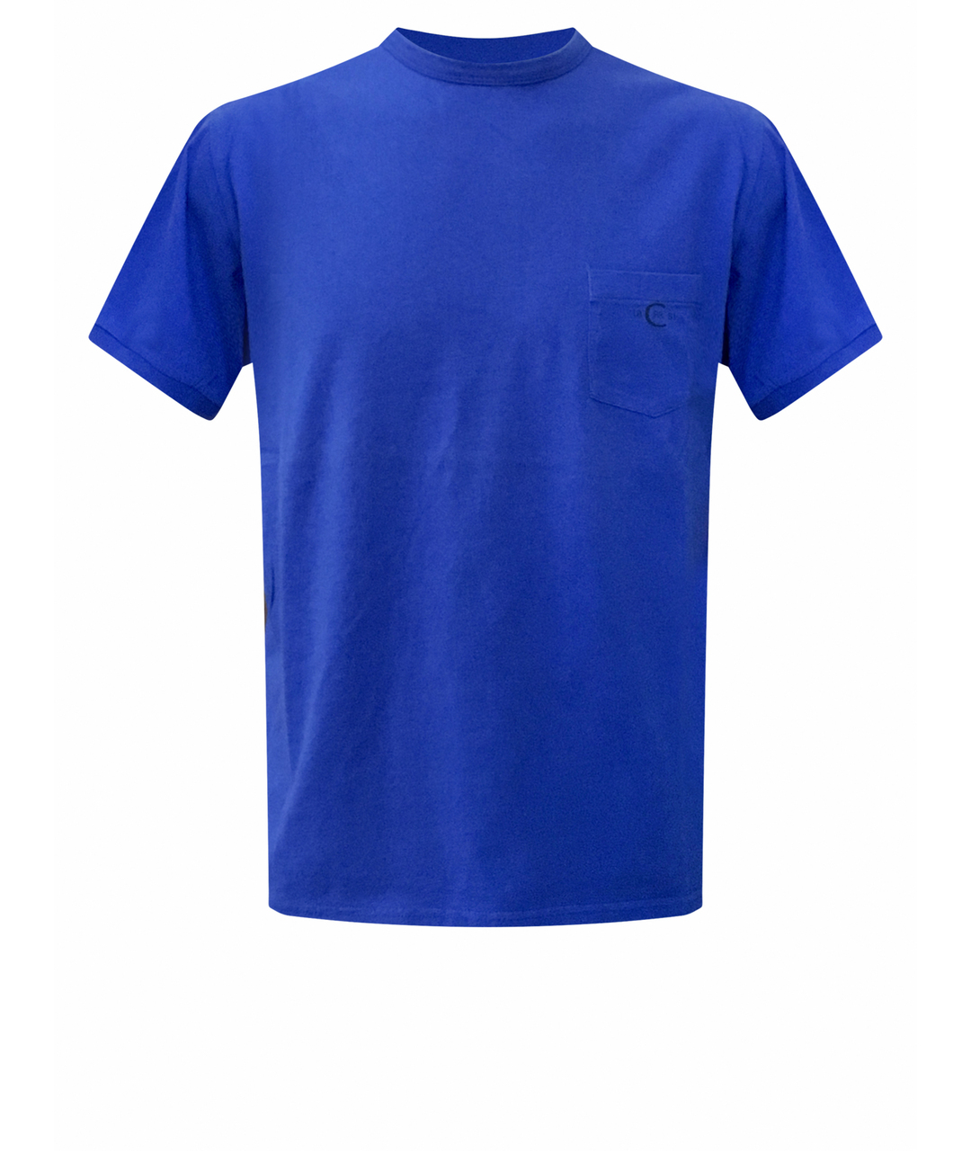 CERRUTI 1881 Синяя хлопковая футболка, фото 1