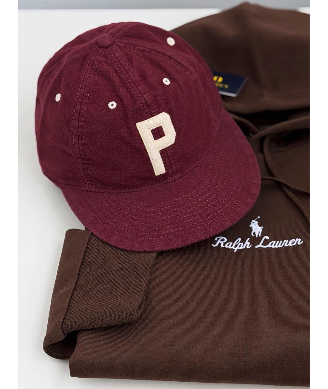 POLO RALPH LAUREN Бордовая кепка/бейсболка, фото 8