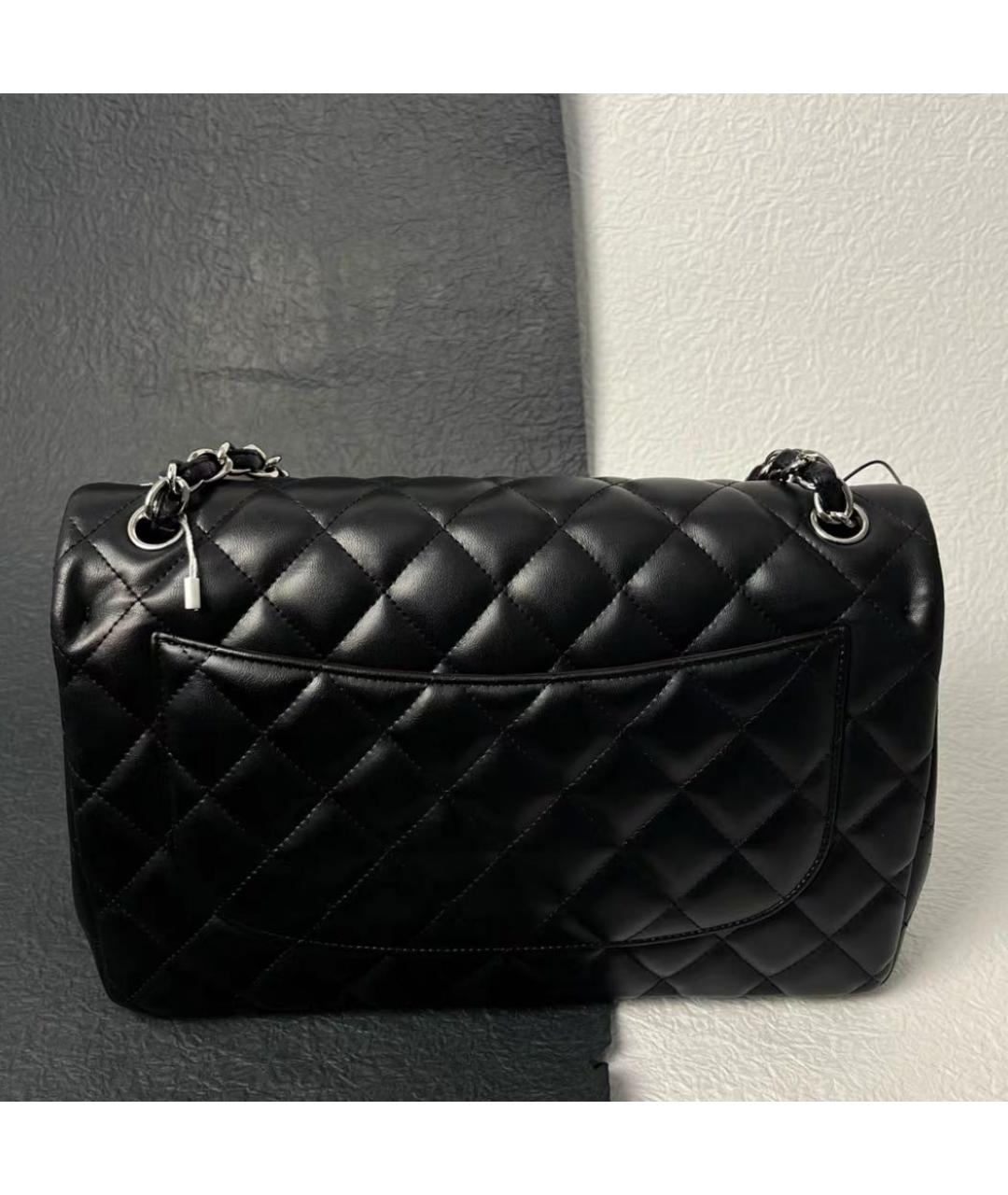 CHANEL Черная кожаная сумка через плечо, фото 3