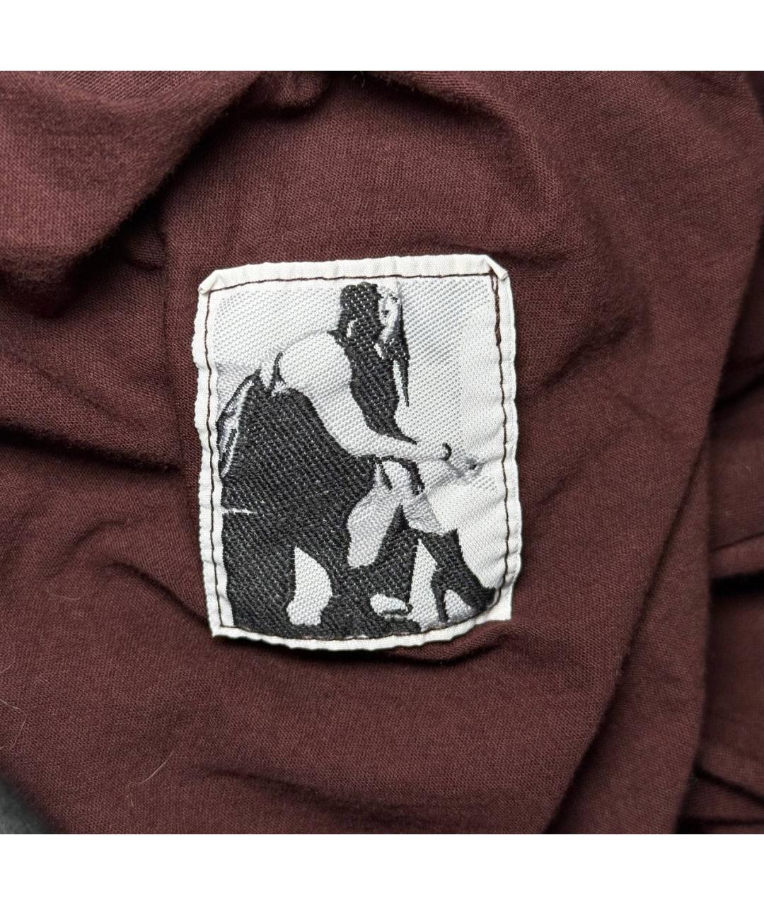 RICK OWENS DRKSHDW Бордовая футболка, фото 6