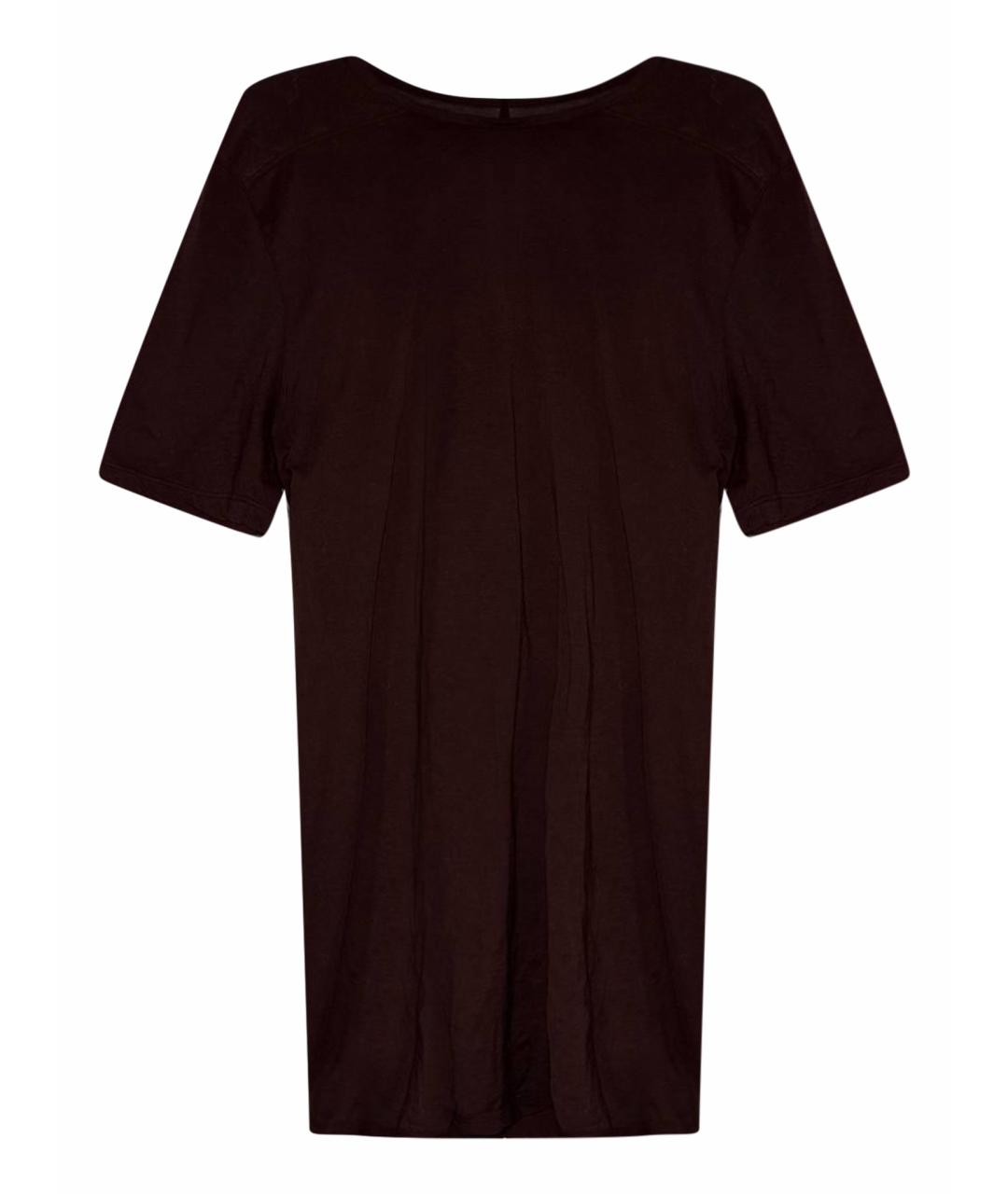 RICK OWENS DRKSHDW Бордовая футболка, фото 1