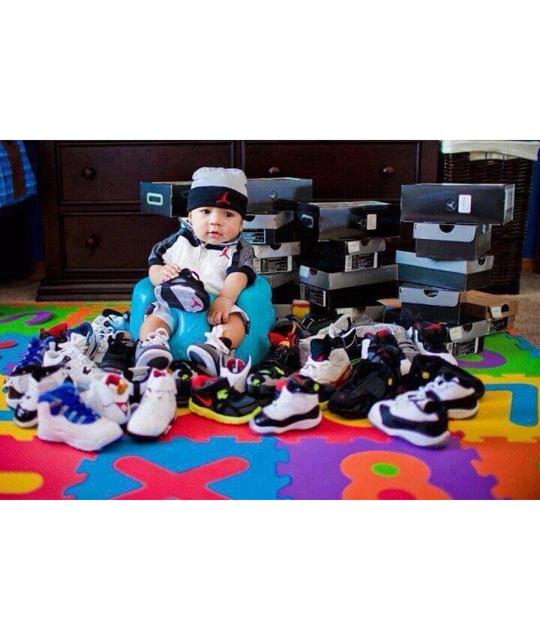 JORDAN Зеленые кожаные кеды, фото 3