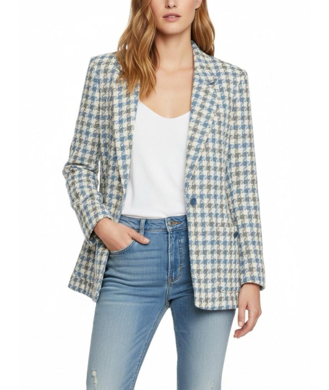 SANDRO Голубой жакет/пиджак, фото 8