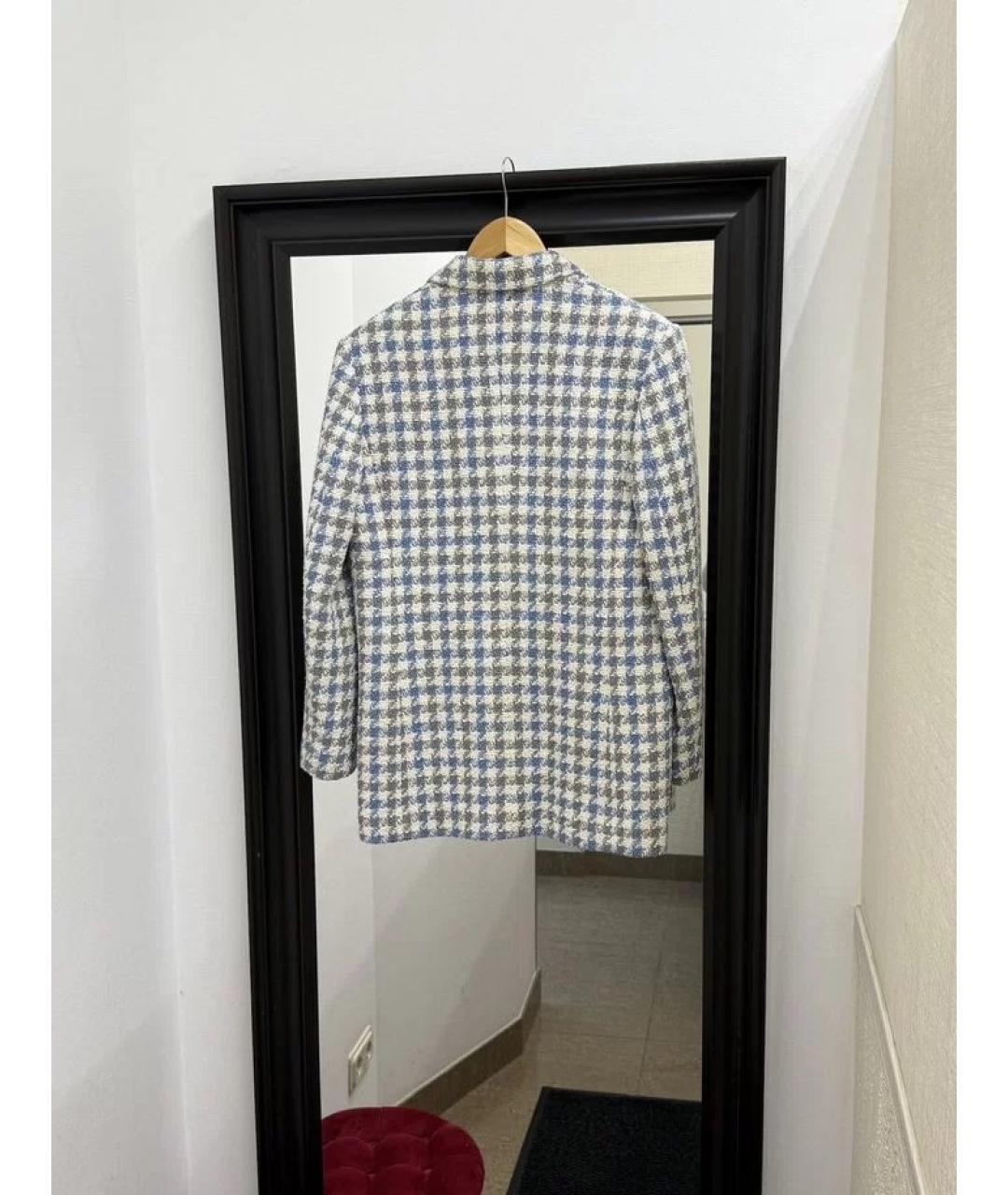 SANDRO Голубой жакет/пиджак, фото 2