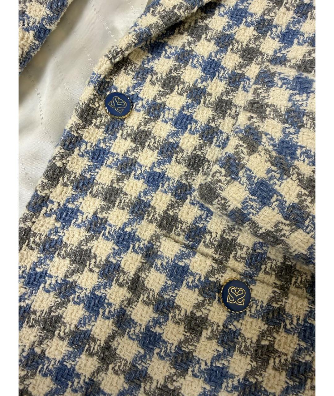 SANDRO Голубой жакет/пиджак, фото 3