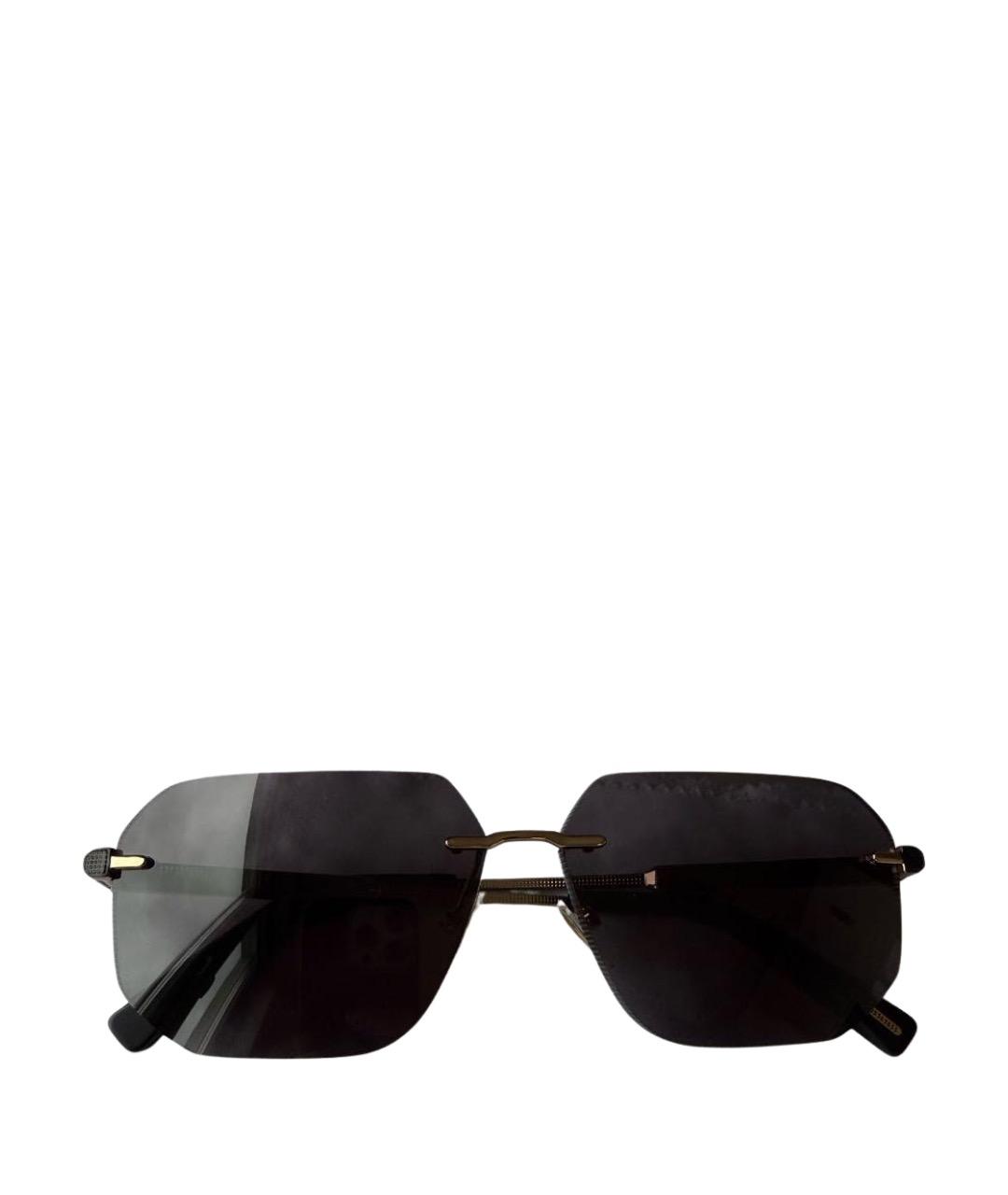CHOPARD Черные металлические солнцезащитные очки, фото 1