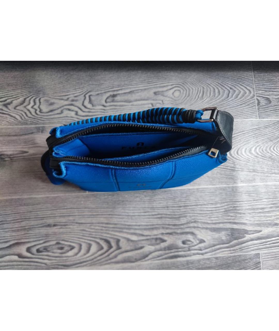 FURLA Синяя сумка с короткими ручками, фото 4