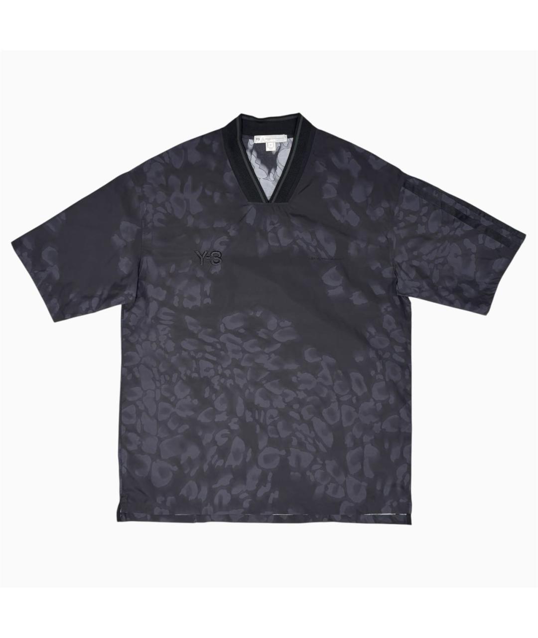 Y-3 Антрацитовая синтетическая футболка, фото 9