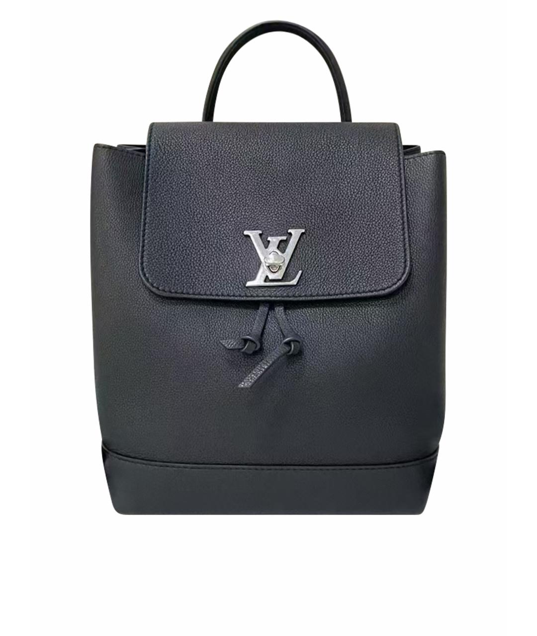 LOUIS VUITTON Черный кожаный рюкзак, фото 1