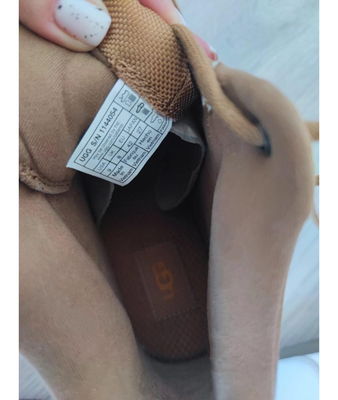 UGG AUSTRALIA Красные высокие ботинки, фото 5