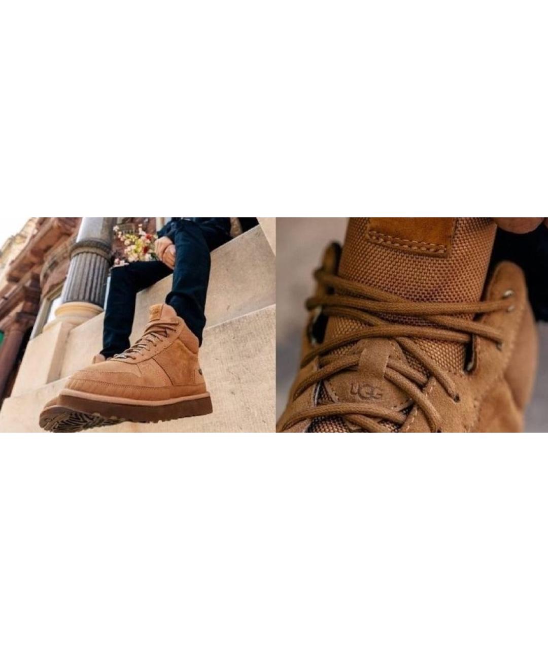 UGG AUSTRALIA Красные высокие ботинки, фото 6