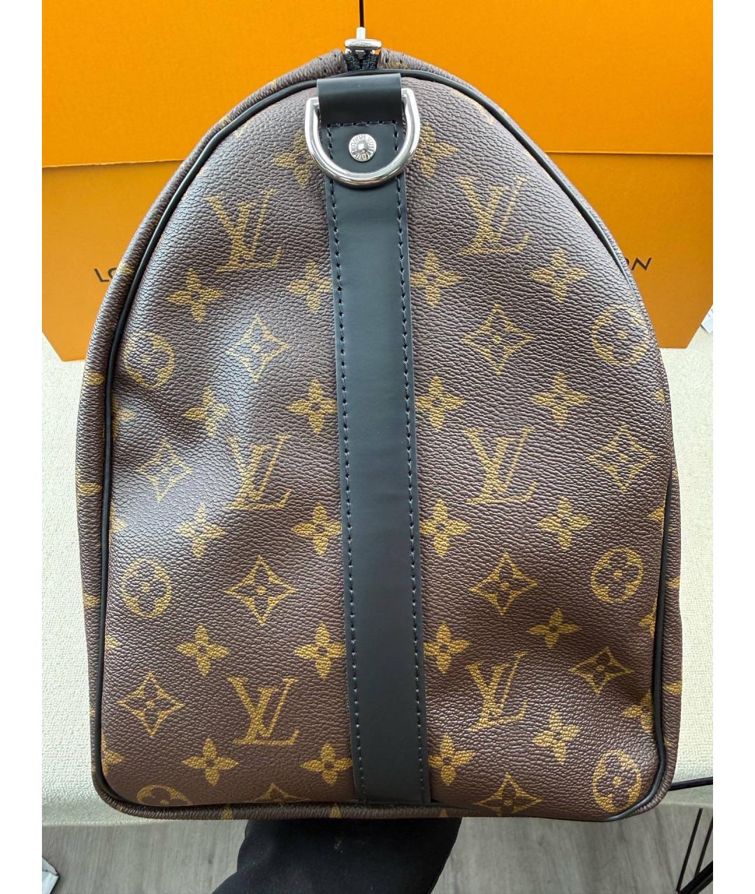 LOUIS VUITTON Коричневая сумка с короткими ручками, фото 3