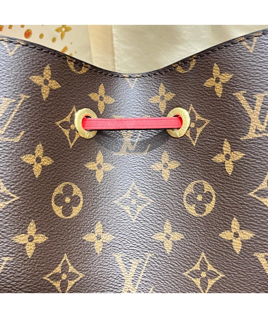 LOUIS VUITTON Коричневая сумка тоут, фото 5