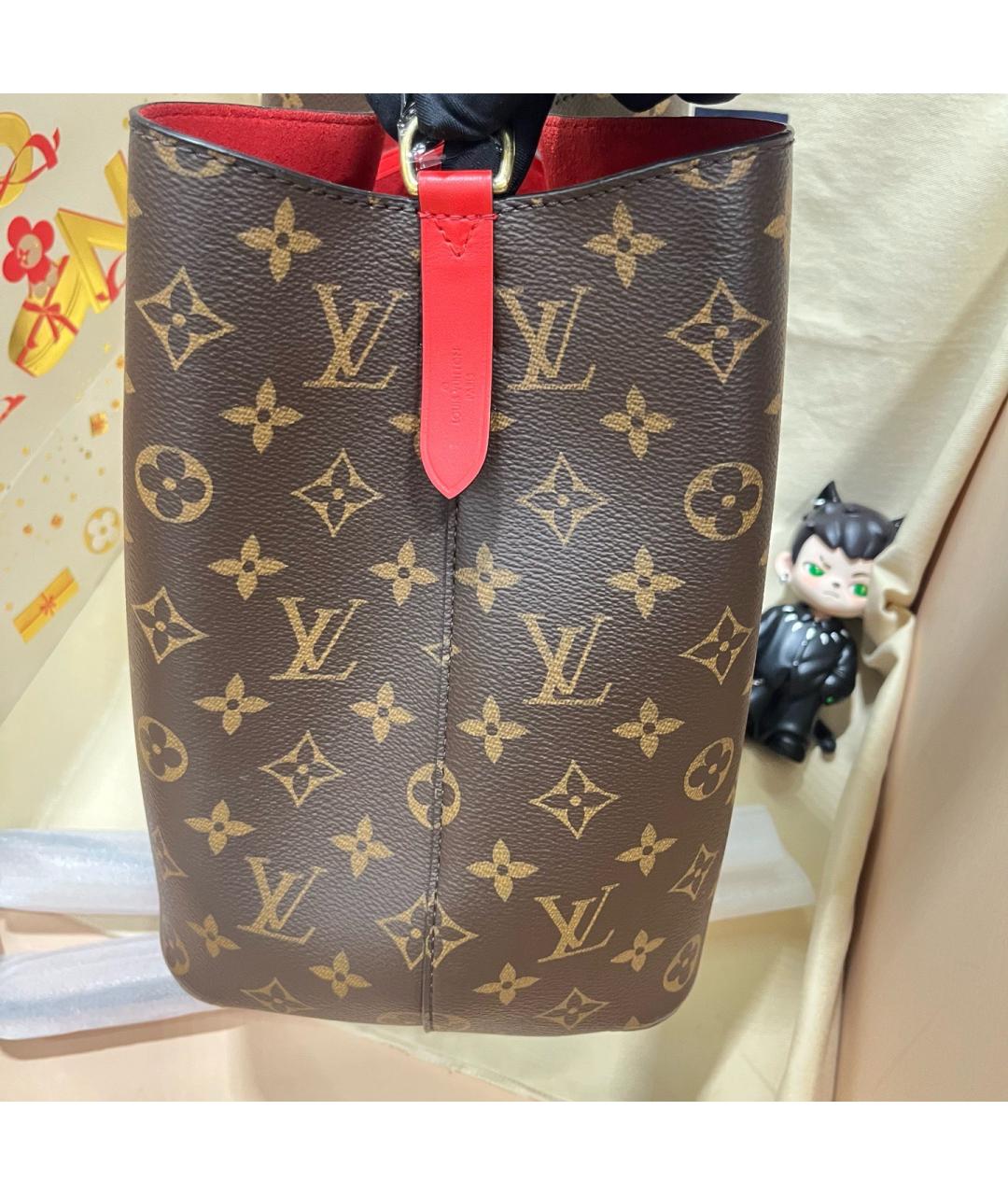 LOUIS VUITTON Коричневая сумка тоут, фото 3