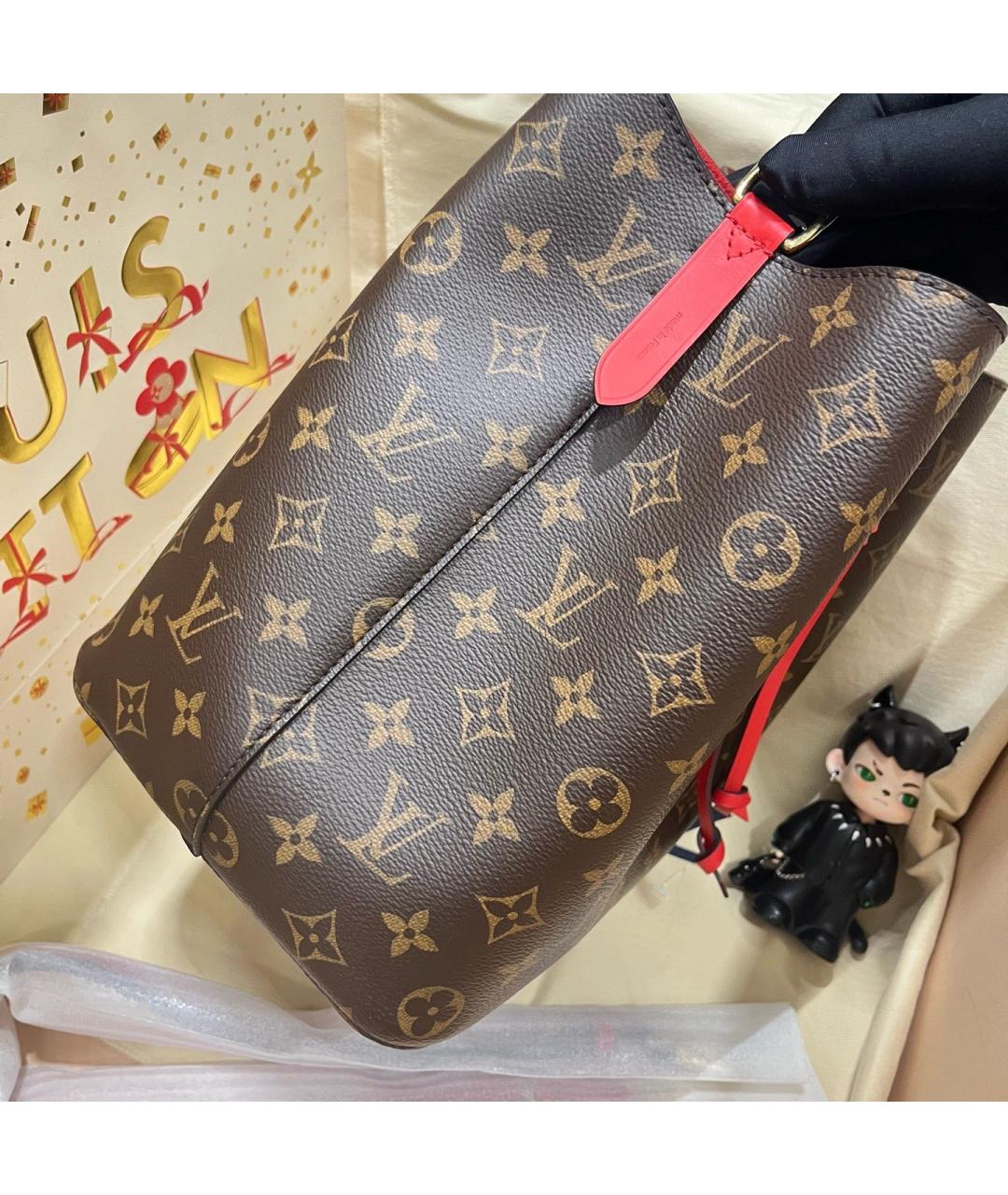 LOUIS VUITTON Коричневая сумка тоут, фото 2